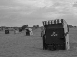 el isla de borkum en el alemán norte mar foto