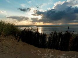 beach at the north sea photo