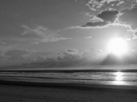 the beach of Spiekeroog island photo