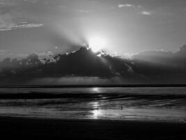 the beach of Spiekeroog island photo