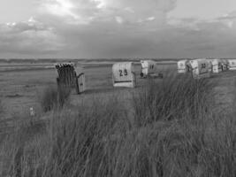 the beach of Spiekeroog island photo