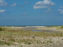 Spiekeroog island in the north sea photo