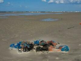 at the beach of Spiekeroog photo