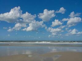 at the beach of Spiekeroog photo