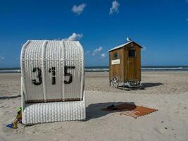 at the beach of Spiekeroog photo