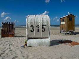 at the beach of Spiekeroog photo