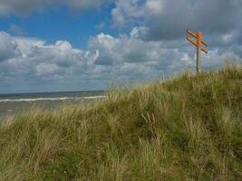 the island Spiekeroog in germany photo