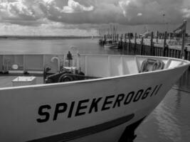 spiekeroog island in the north sea photo