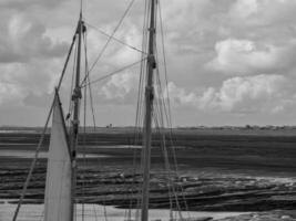 spiekeroog island in the north sea photo