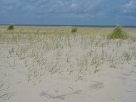 spiekeroog island in the north sea photo