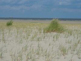 isla spiekeroog en el mar del norte foto