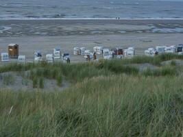 spiekeroog island in the north sea photo