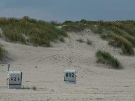 spiekeroog island in the north sea photo