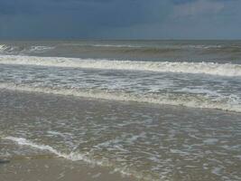 spiekeroog island in the north sea photo