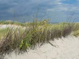 spiekeroog island in the north sea photo