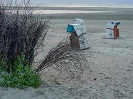 el alemán isla de spiekeroog foto