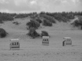 the island of Spiekeroog in germany photo