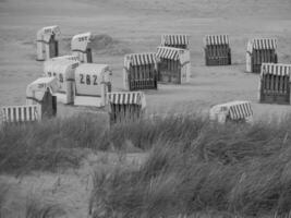 the island of Spiekeroog in germany photo