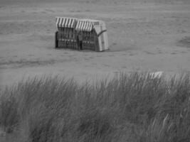 The island of Spiekeroog in the north sea photo