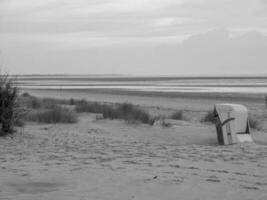 The island of Spiekeroog in the north sea photo