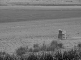 The island of Spiekeroog in the north sea photo