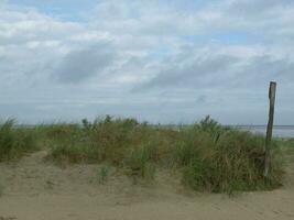 borkum isla en el norte mar foto