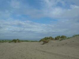 borkum isla en el norte mar foto