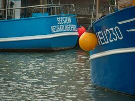 the harbor of Neuharlingersiel photo