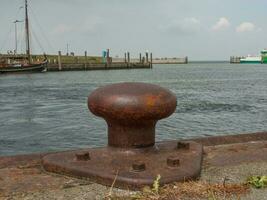 the harbor of Neuharlingersiel photo