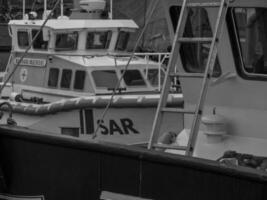 the harbor of Neuharlingersiel photo