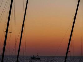 De Haan at the north sea in Belgium photo