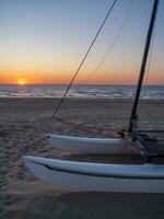 De Haan at the north sea in Belgium photo