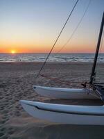 De Haan at the north sea in Belgium photo