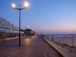 De Haan at the north sea in Belgium photo