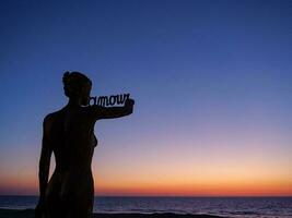 De Haan at the north sea in Belgium photo