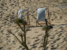 De Haan at the north sea in Belgium photo