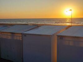 De Haan at the north sea in Belgium photo