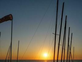 De Haan at the north sea in Belgium photo