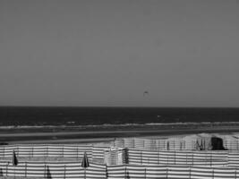 De Haan at the north sea in Belgium photo