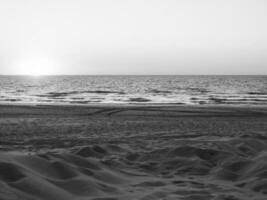 De Haan at the north sea in Belgium photo