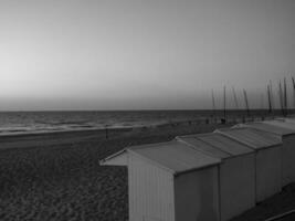 De Haan at the north sea in Belgium photo