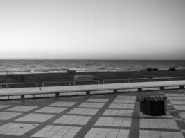 De Haan at the north sea in Belgium photo