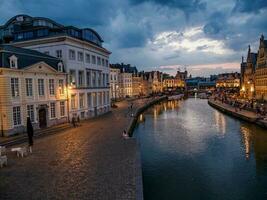 the city of Gent in Belgium photo