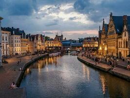 the city of Gent in Belgium photo