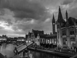 the city of Gent in Belgium photo