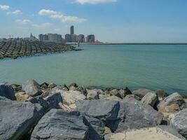 the city of Oostende and the belgian coast photo