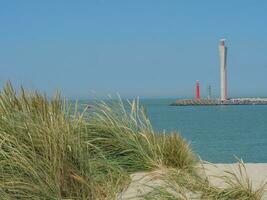 the city of Oostende and the belgian coast photo