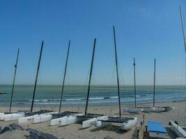 el ciudad de Ostende y el Belga costa foto