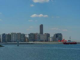 the city of Oostende and the belgian coast photo
