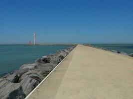 the city of Oostende and the belgian coast photo